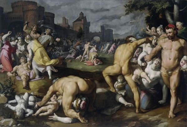 Detail of The Massacre of the Innocents, 1590 by Cornelis Cornelisz. van Haarlem