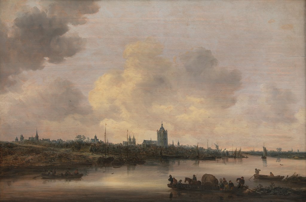 Detail of View of the City of Arnhem, 1646 by Jan Josephsz van Goyen