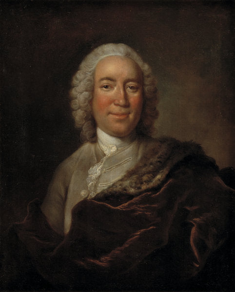 Detail of Gerhard Morell, Curator of the Royal Danish Kunstkammer by Johann Salomon (after) Wahl