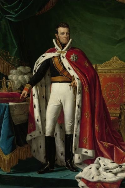 Detail of Portrait of William I of the Netherlands, 1819 by Joseph Paelinck