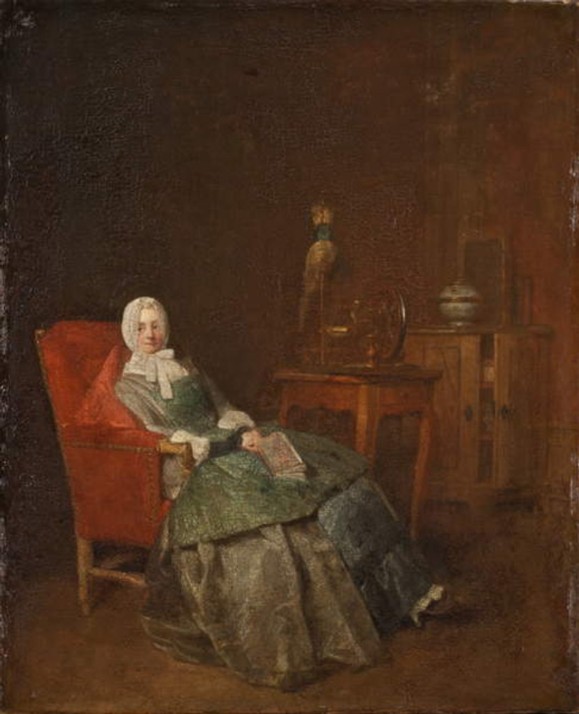 Detail of Domestic Pleasures by Jean-Baptiste Simeon Chardin