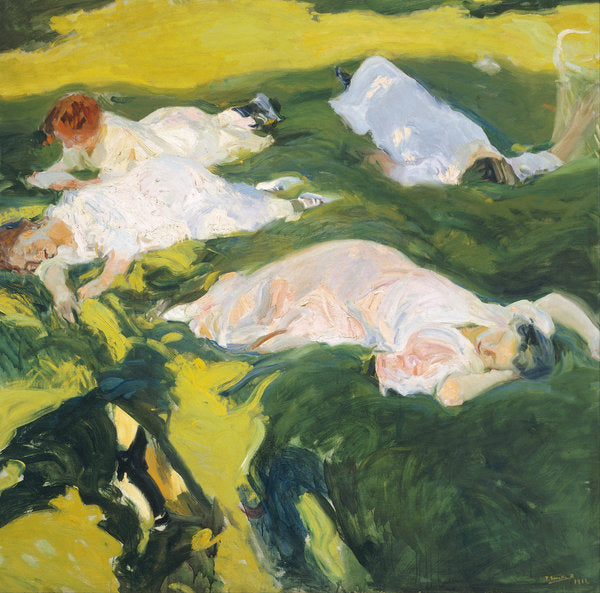 Detail of The Siesta, 1911 by Joaquin Sorolla y Bastida