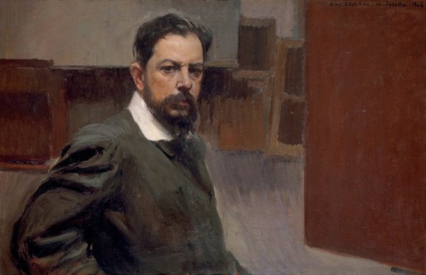 Detail of Self Portrait, 1904 by Joaquin Sorolla y Bastida
