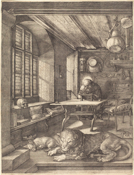 Detail of St. Jerome in his Study, 1514 by Albrecht Dürer or Duerer