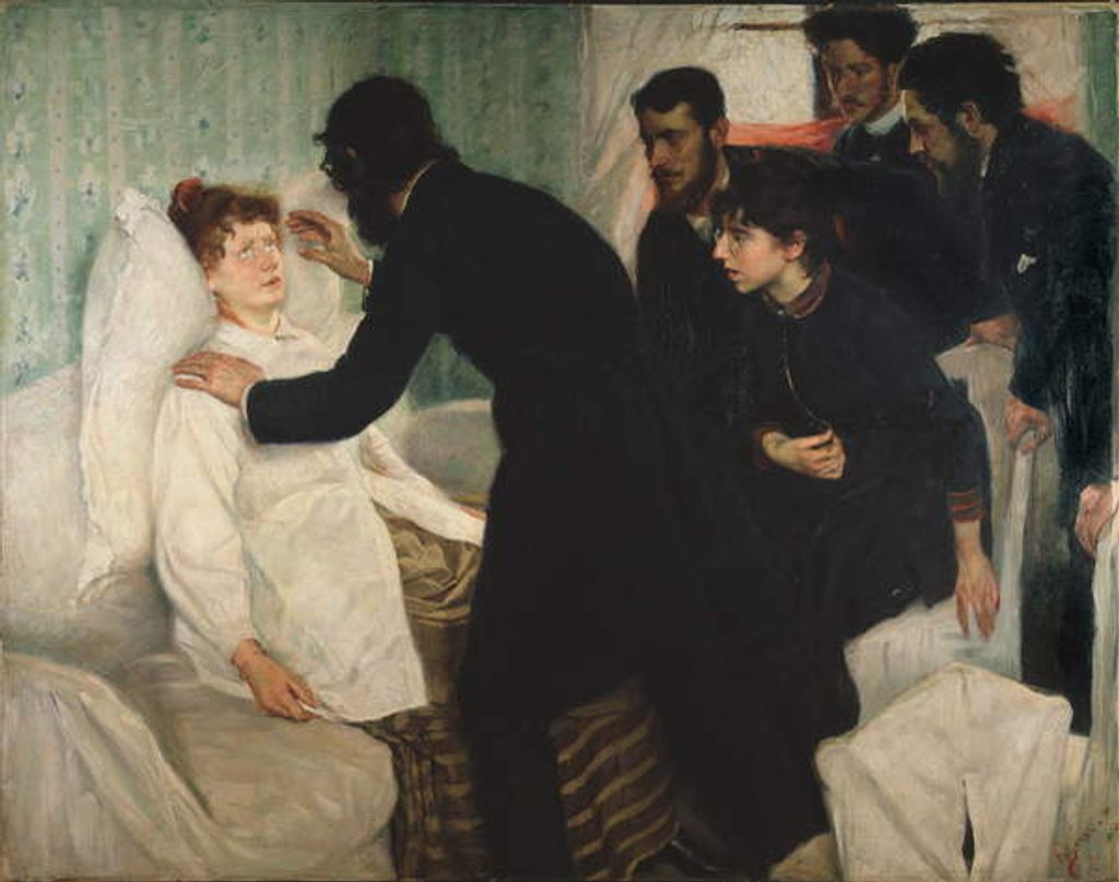 Detail of Hypnotic Seance, 1887 by Sven Richard Bergh