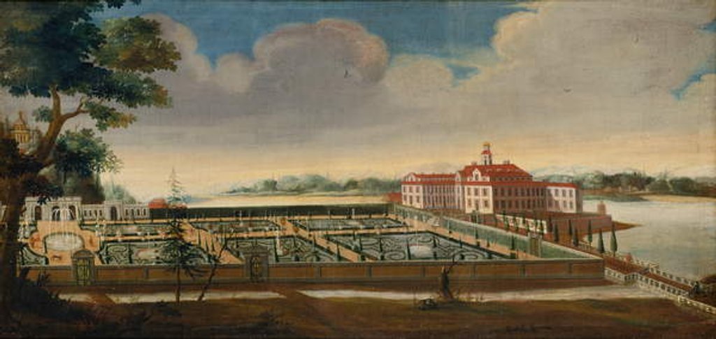 Detail of View of Ulriksdal Palace from the South, 1732 by David von Coln