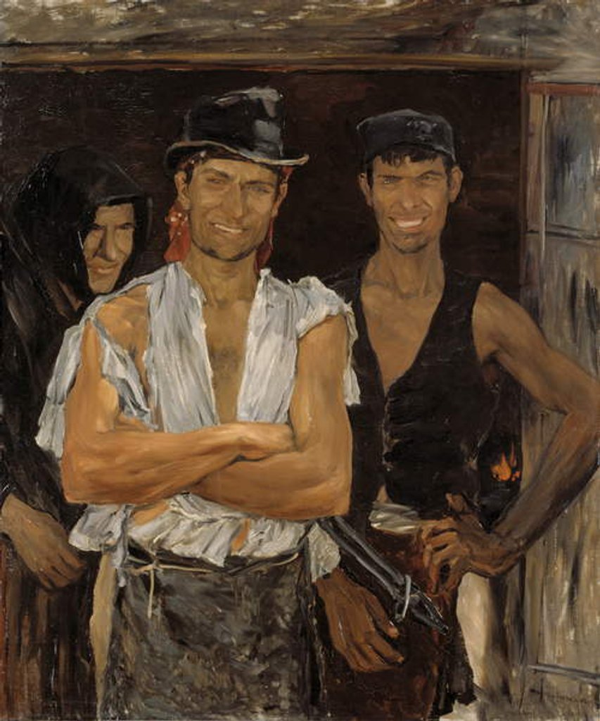 Detail of Spanish Smiths, 1881 by Ernst Josephson