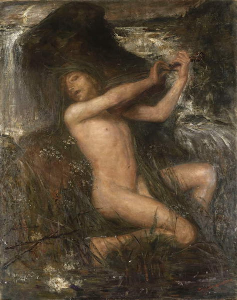 Detail of The Water Sprite, 1882 by Ernst Josephson
