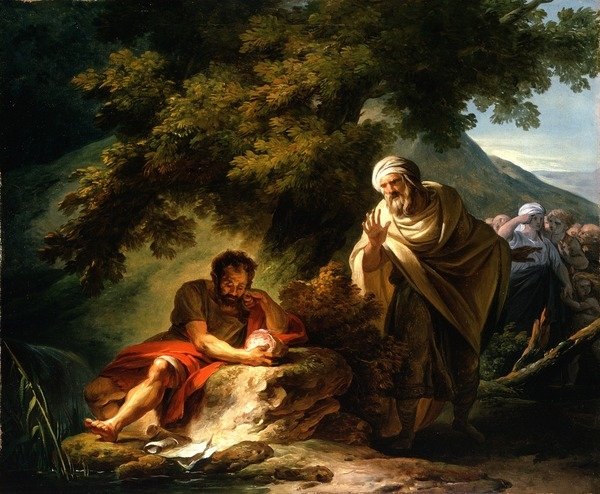 Detail of Democritus among the Abderitans, c.1790 by Francois Andre Vincent