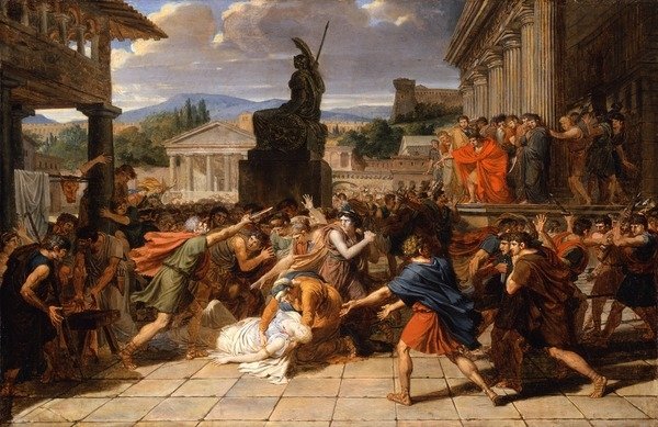 Detail of The Death of Virginia, c.1800 by Guillaume Lethiere