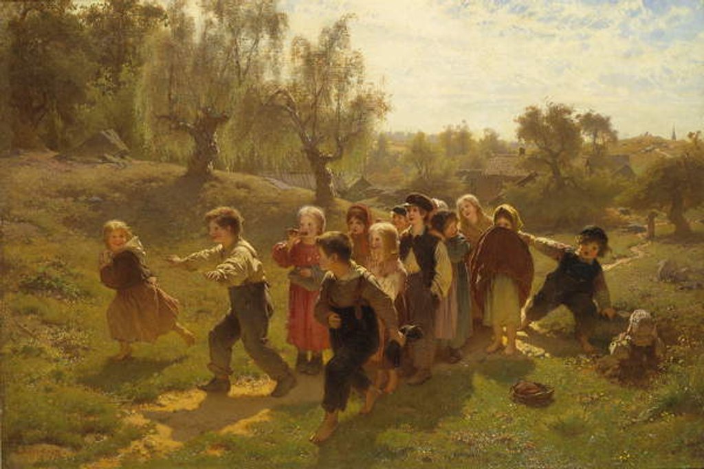 Detail of The Game by August Malmstrom
