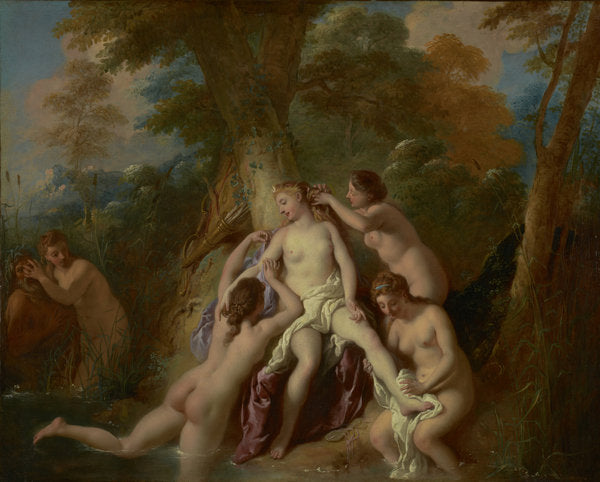 Detail of Diana and Her Nymphs Bathing, 1722-4 by Jean Francois de Troy