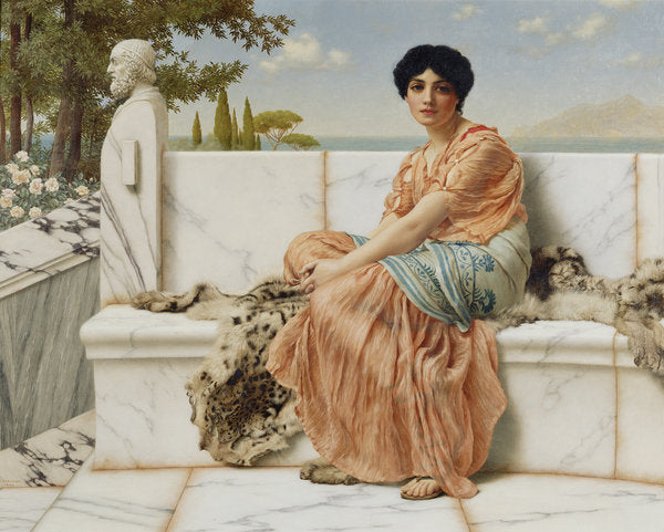Detail of Reverie, 1904 by John William Godward