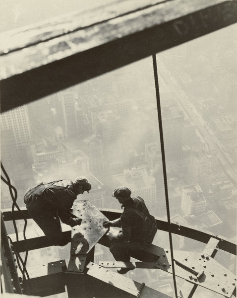 Detail of Empire State Building, New York, 1931 by Lewis Wickes Hine