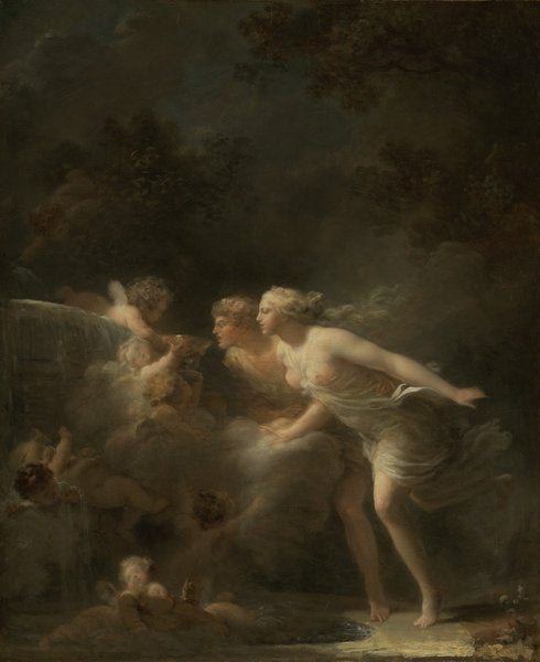 Detail of The Fountain of Love, c.1785 by Jean-Honore Fragonard