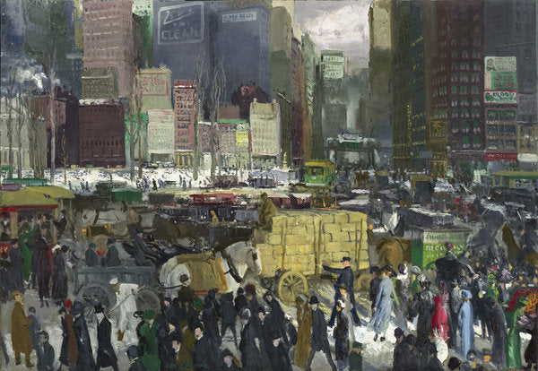 Detail of New York, 1911 by George Wesley Bellows