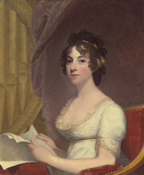 Detail of Anna Maria Brodeau Thornton, 1804 by Gilbert Stuart