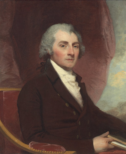 Detail of William Thornton, 1804 by Gilbert Stuart