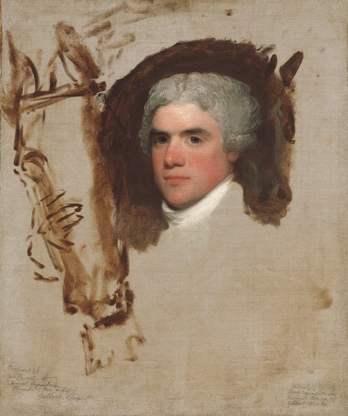 Detail of John Bill Ricketts, 1795-9 by Gilbert Stuart