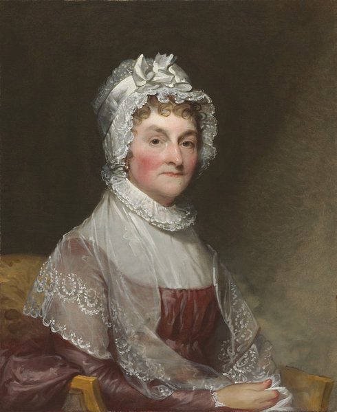 Detail of Abigail Smith Adams, 1800-15 by Gilbert Stuart