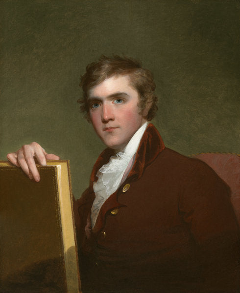Detail of Horace Binney, 1800 by Gilbert Stuart