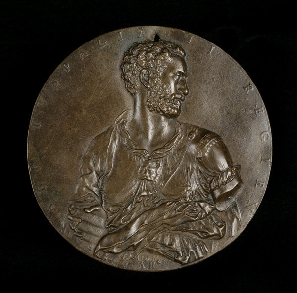 Detail of Self-portrait, late 16th century by Alfonso Ruspagiari