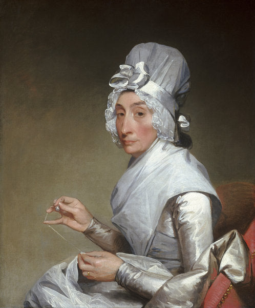 Detail of Catherine Brass Yates, 1793-94 by Gilbert Stuart