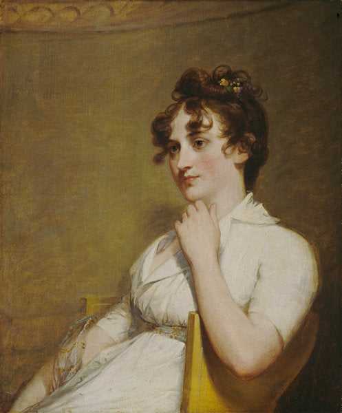 Detail of Eleanor Parke Custis Lewis, 1804 by Gilbert Stuart