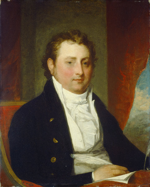 Detail of Edward Stow, c.1803 by Gilbert Stuart
