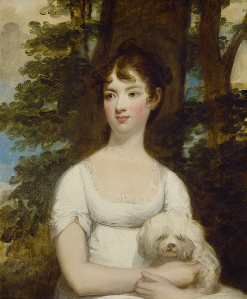 Detail of Mary Barry, 1803-5 by Gilbert Stuart
