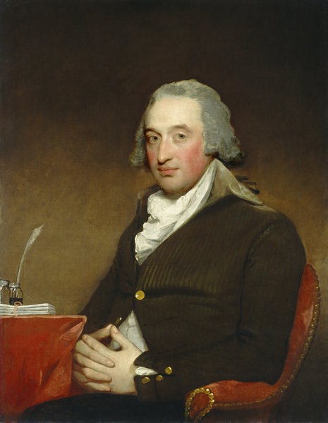 Detail of George Pollock, 1793-4 by Gilbert Stuart