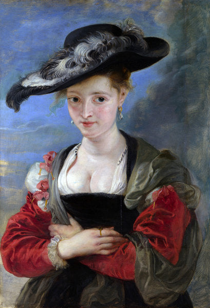 Detail of Portrait of Susanna Lunden c.1622-5 by Peter Paul Rubens