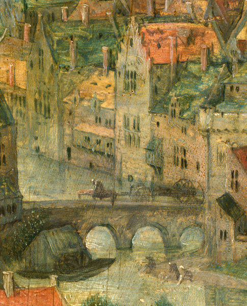 Detail of Town detail from Tower of Babel, 1563 by Pieter the Elder Bruegel