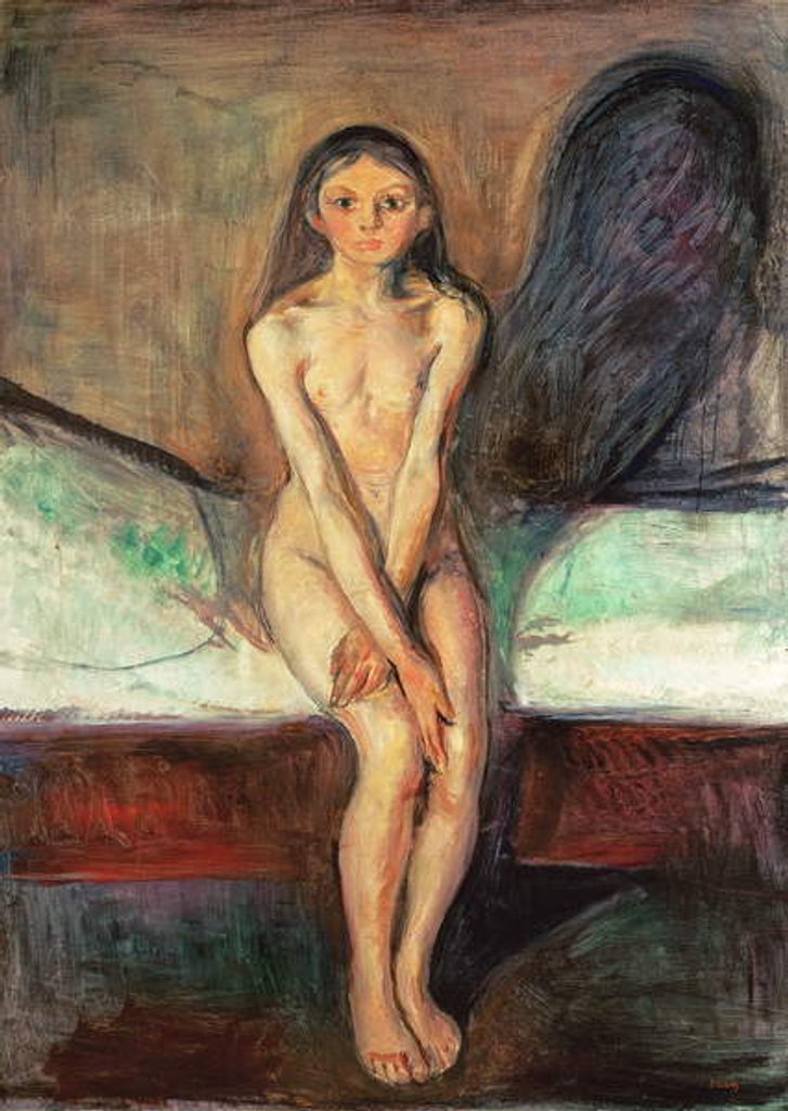 Detail of Puberty, 1894 by Edvard Munch