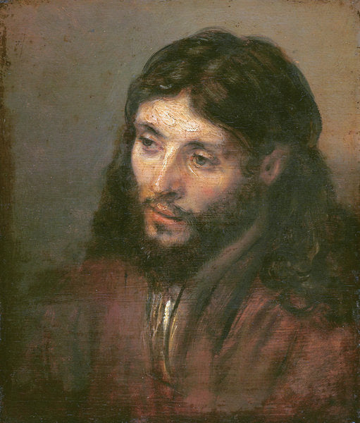 Detail of Head of Christ, c.1648 by Rembrandt Harmensz. van Rijn