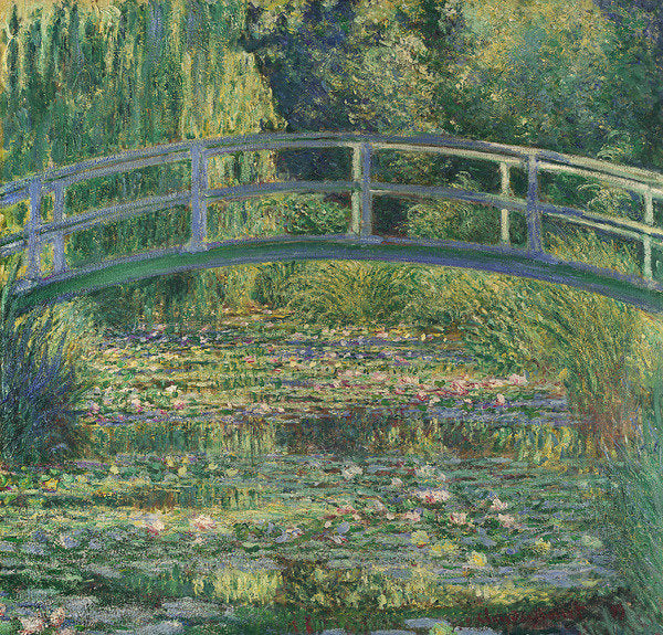 Detail of Waterlily Pond, 1899 by Claude Monet