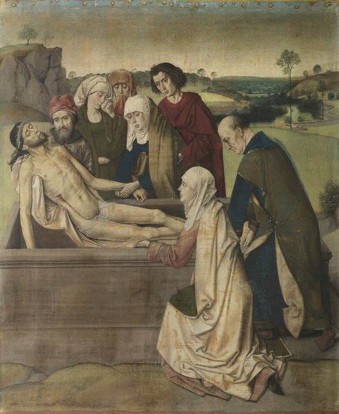 Detail of Entombment, c.1450-60 by Dirck Bouts