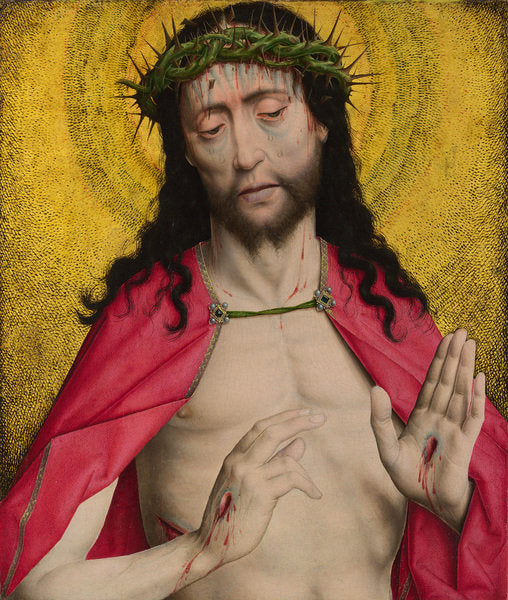 Detail of Christ crowned with thorns, c.1470 by Dirck Bouts