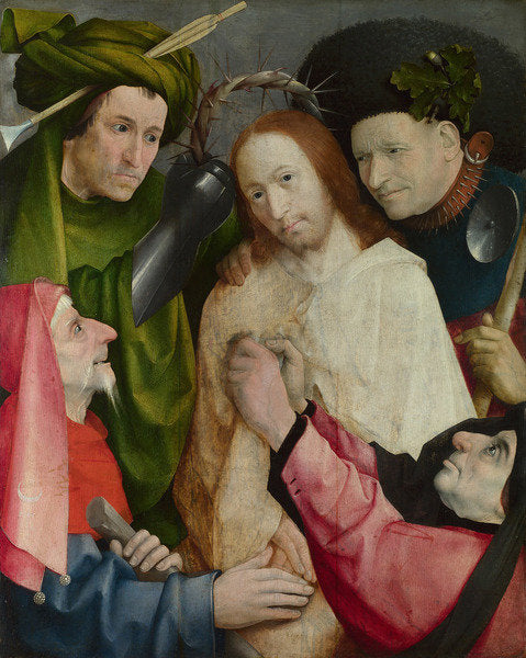 Detail of Christ Mocked c.1490-1500 by Hieronymus Bosch