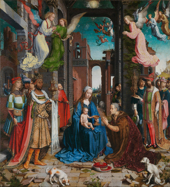 Detail of Adoration of the Magi, 1510-5 by Jan Gossaert