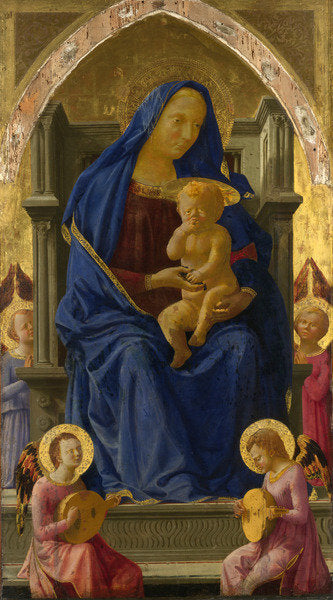 Detail of Virgin and Child, 1426 by Tommaso Masaccio