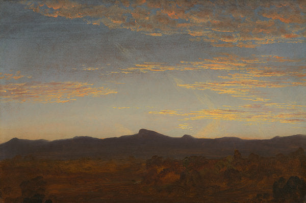 Detail of Study for 'Catskill Creek', c.1844-5 by Thomas Cole