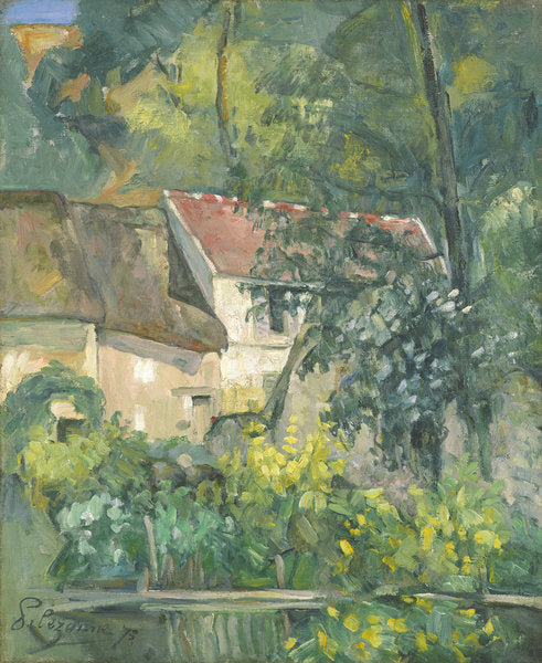 Detail of House of Père Lacroix, 1873 by Paul Cezanne