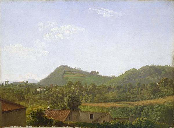 Detail of View near Naples, c.1806 by Simon Alexandre Clement Denis