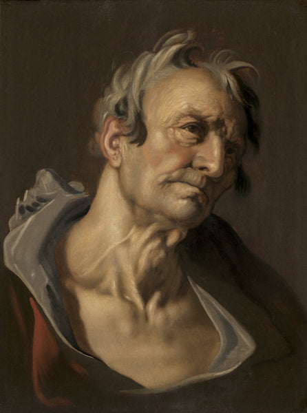 Detail of Head of an Old Man by Abraham Bloemaert