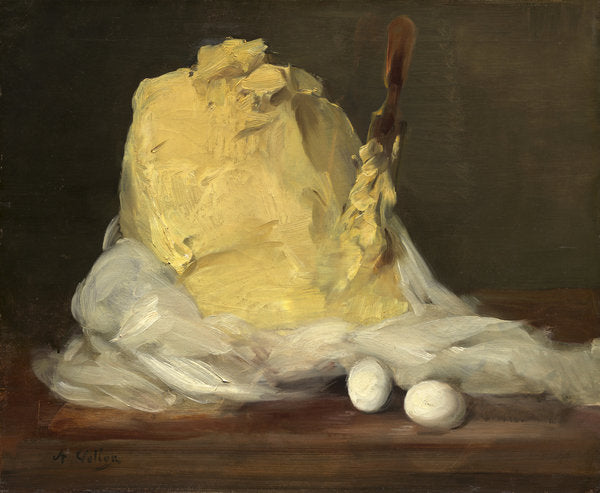 Detail of Mound of Butter, 1875-85 by Antoine Vollon