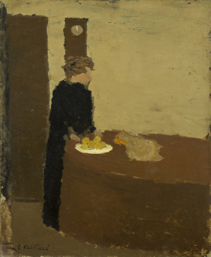 Detail of Woman in Black, c.1891 by Edouard Vuillard