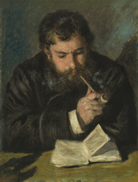 Detail of Claude Monet, 1872 by Pierre Auguste Renoir