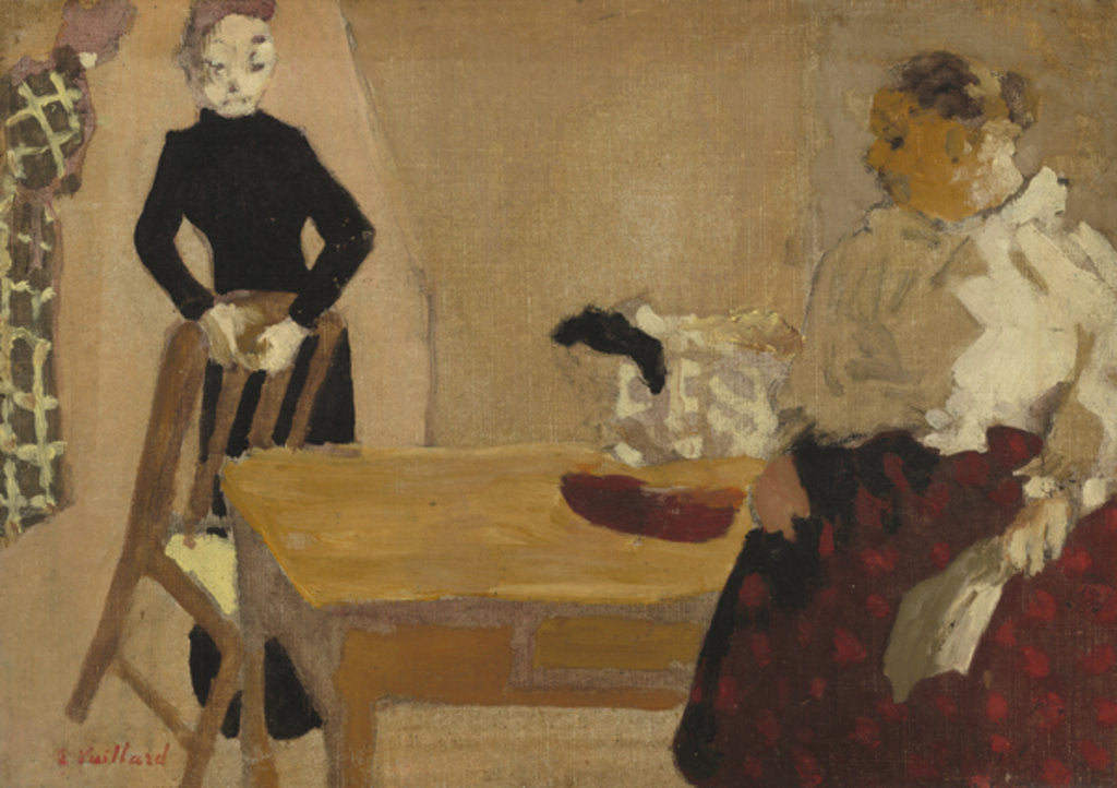 Detail of The Conversation, 1891 by Edouard Vuillard