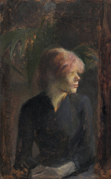 Detail of Carmen Gaudin, 1885 by Henri de Toulouse-Lautrec